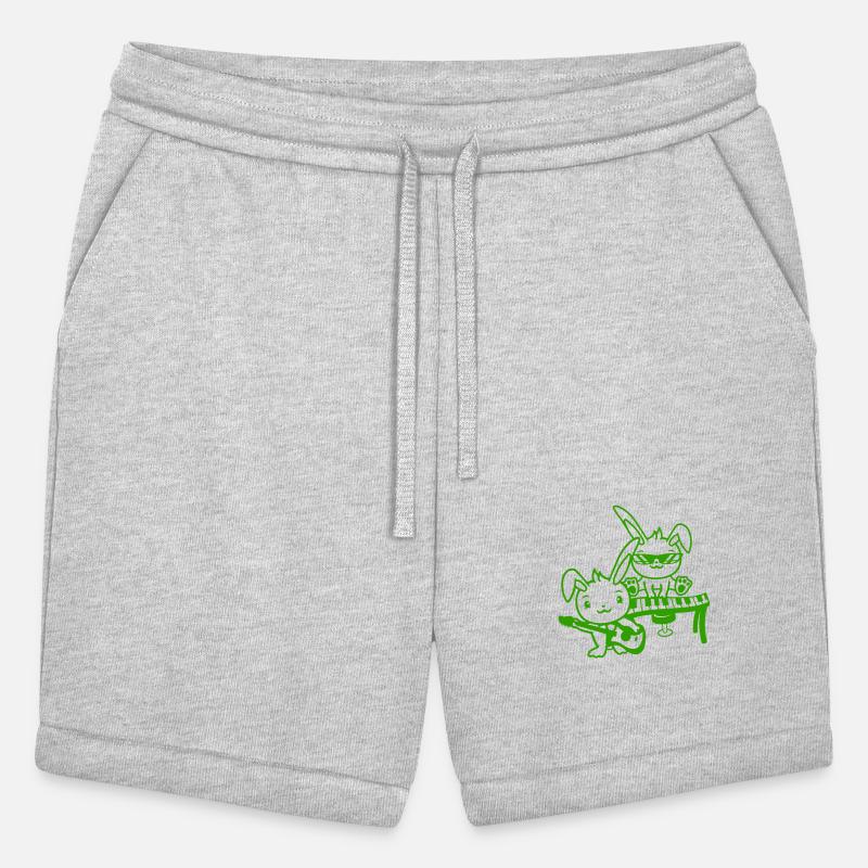 2 Bunny Rabbit Band Cute Two Friends Playing Music