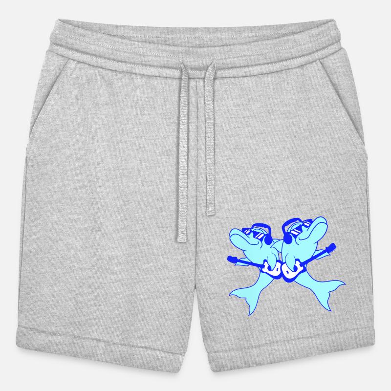 2 Dolphins Two Friends Playing Guitar Band Team