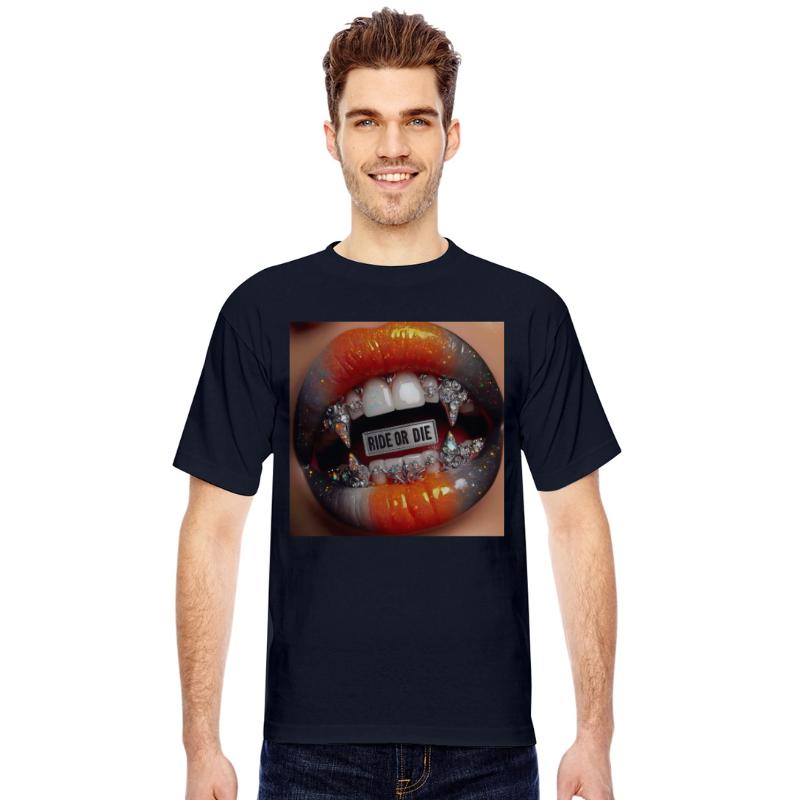 Bold Edgy Lip Art with Ride or Die Drip