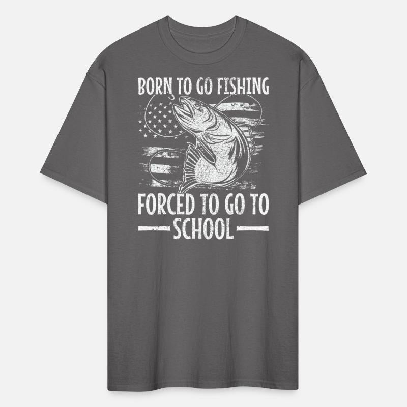 Born To Go Fishing Bass Fish Fisherman Boy