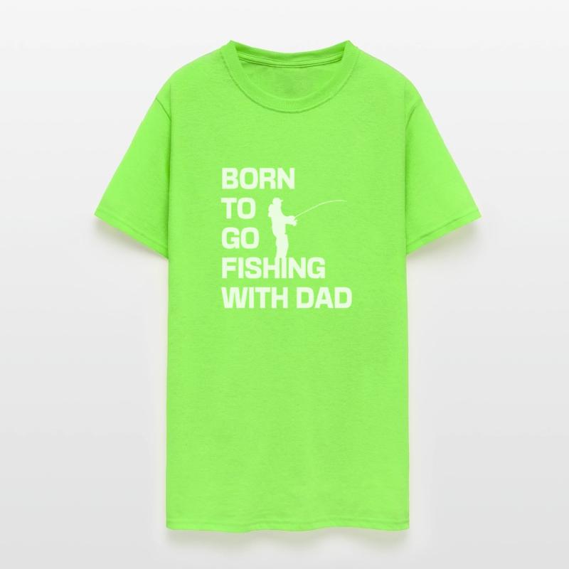 Born to go fishing with dad