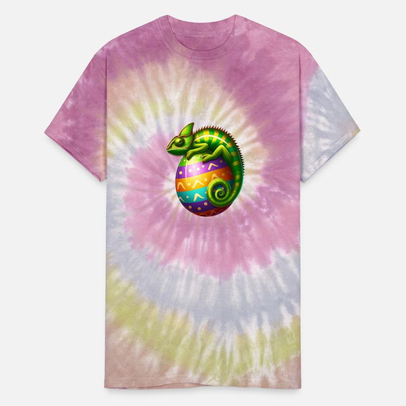 Charming Chameleon on Easter Egg Perch