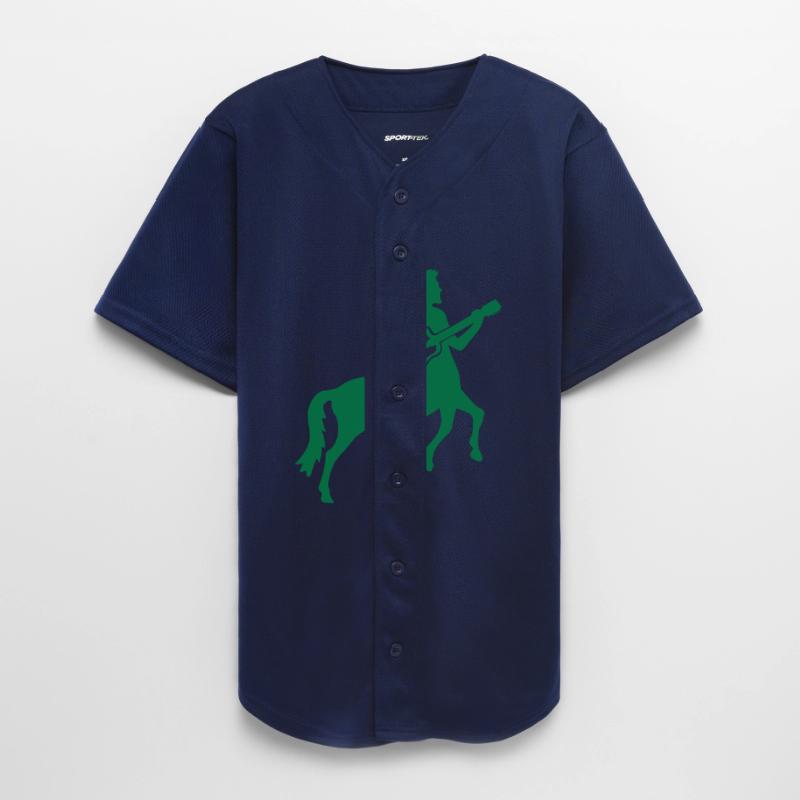 Cool guitar player centaur mythical creature man