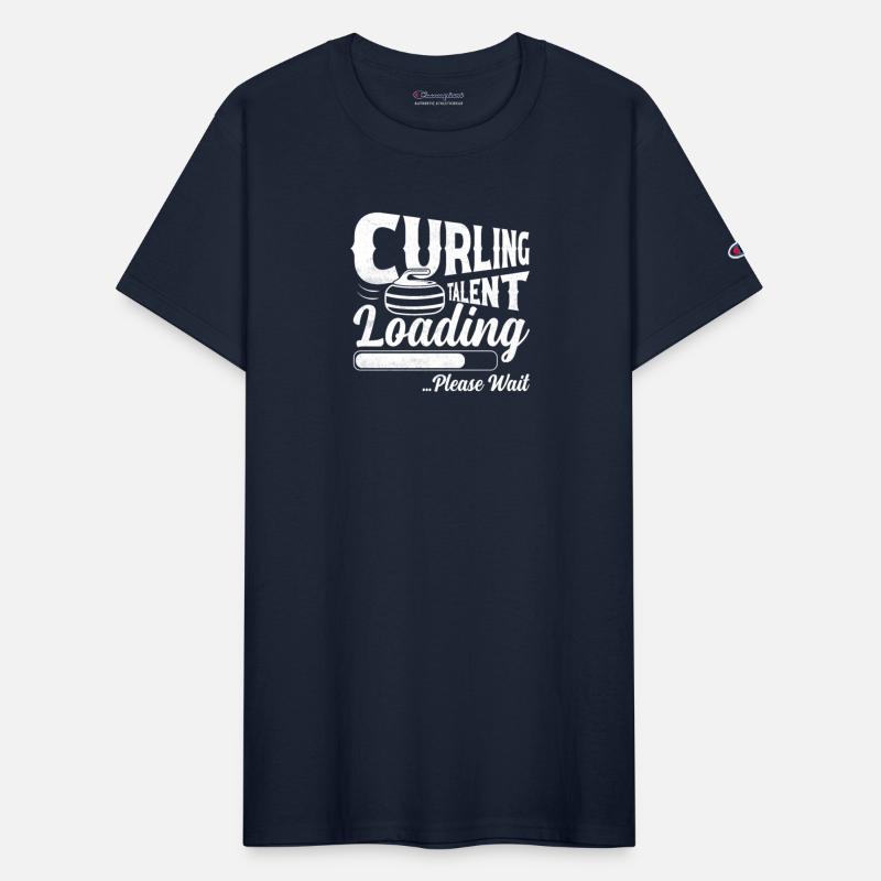 Curling Talent Loading ...Please Wait Broom Curler