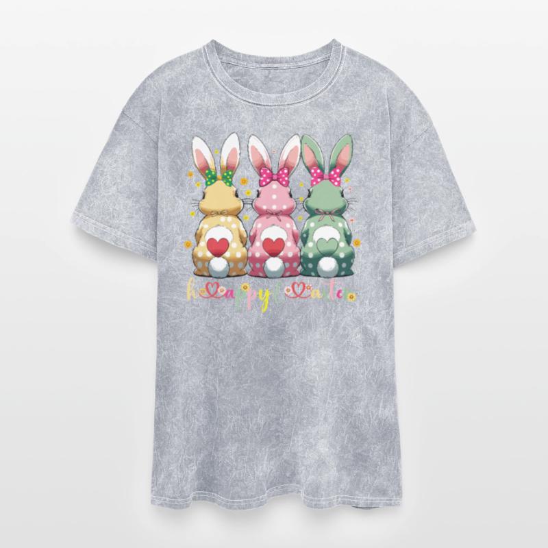 Cute Easter Bunny Trio – Happy Easter Design