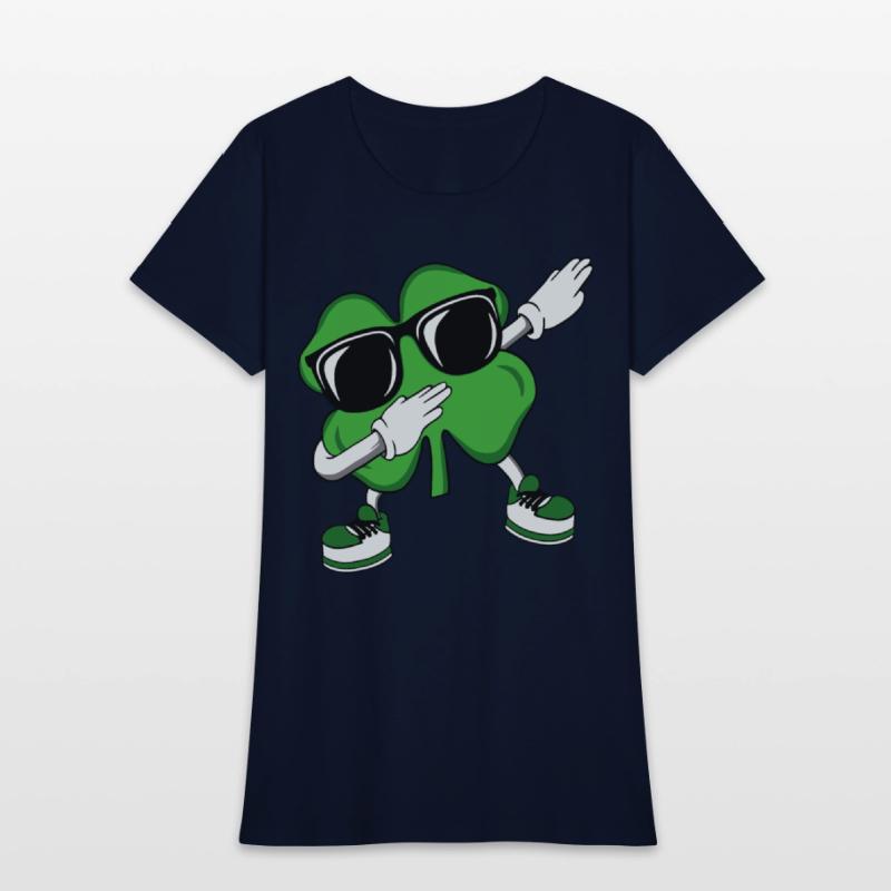 Dabbing Shamrock St Patrick's Daybostonchicagoeire