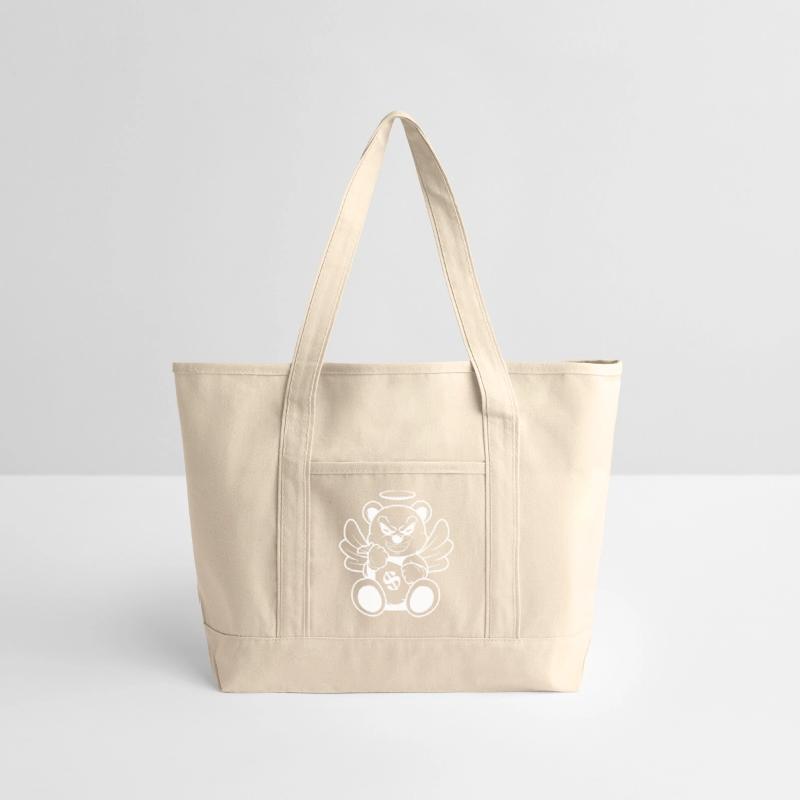 Evil Angel Bear Money Bag Art