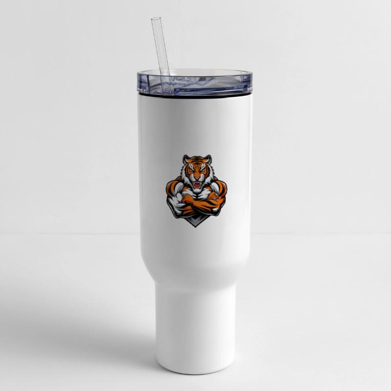 Fierce Tiger Mascot – Bold Cartoon