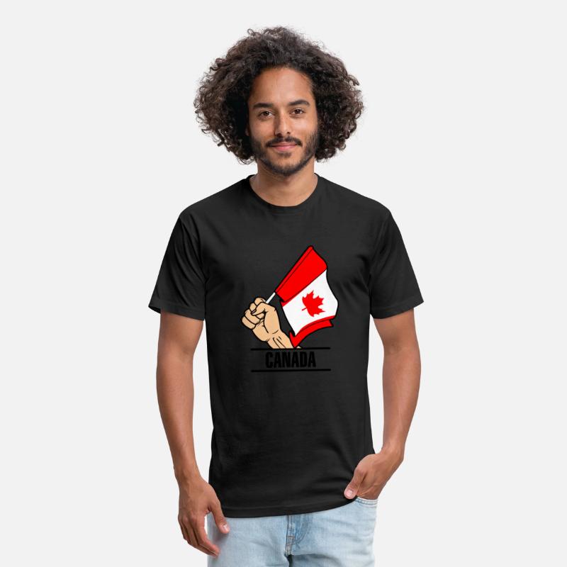 Flag Canada fist text´CANADA´