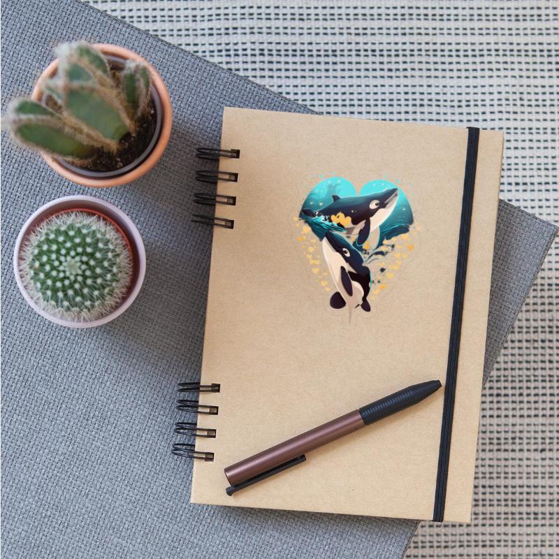 Friend Orcas Whale Sea Under Water Orcas Fish