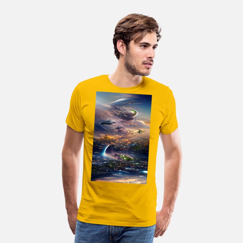 Futuristic city abstraction