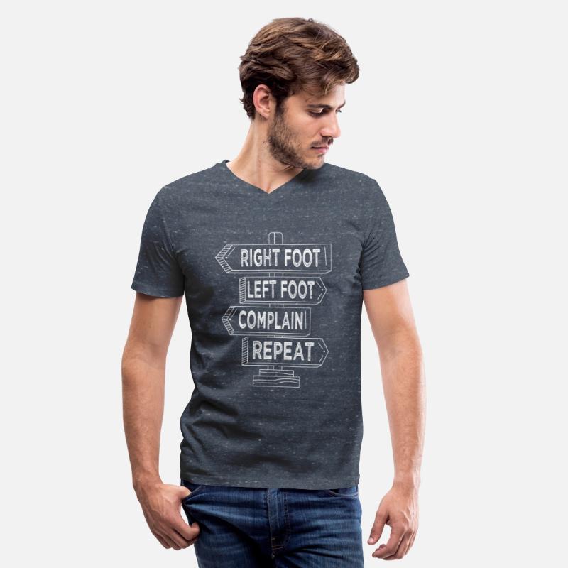 Hiking right foot left foot complain repeat hiker