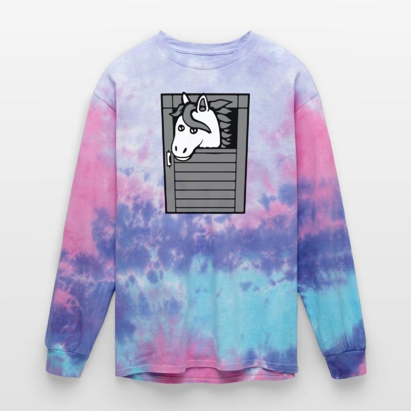 Horse Stable Pony Little Peeking Out Cute Comic