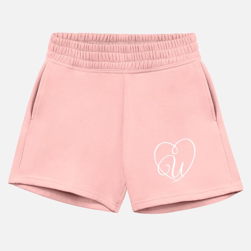 Letter U Heart Calligraphy