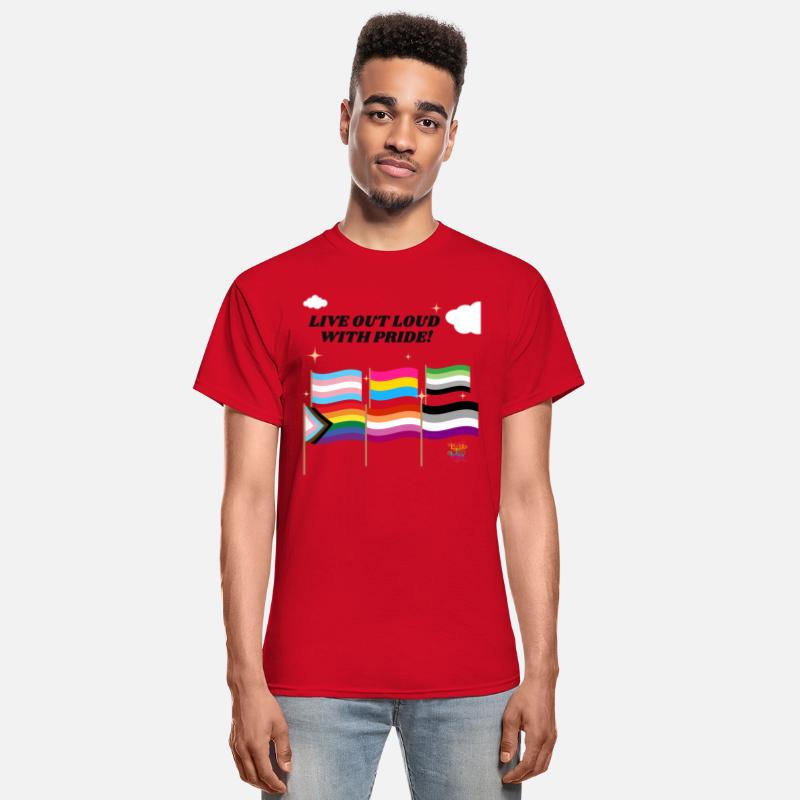 Live Out Loud With Pride Flags - LGBTQIA+ Pride