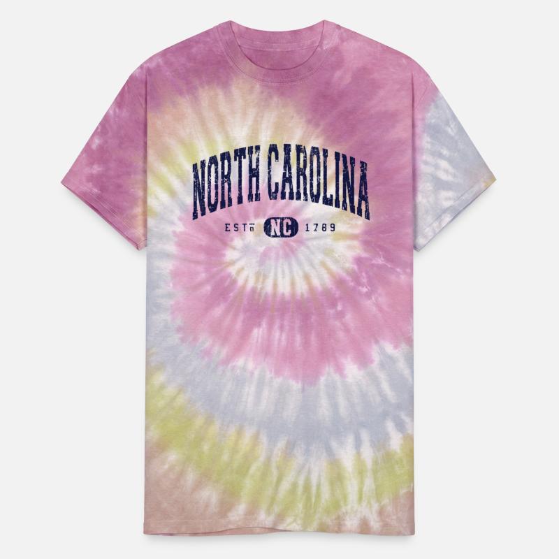 North Carolina Arch Distressed Navy Vintage