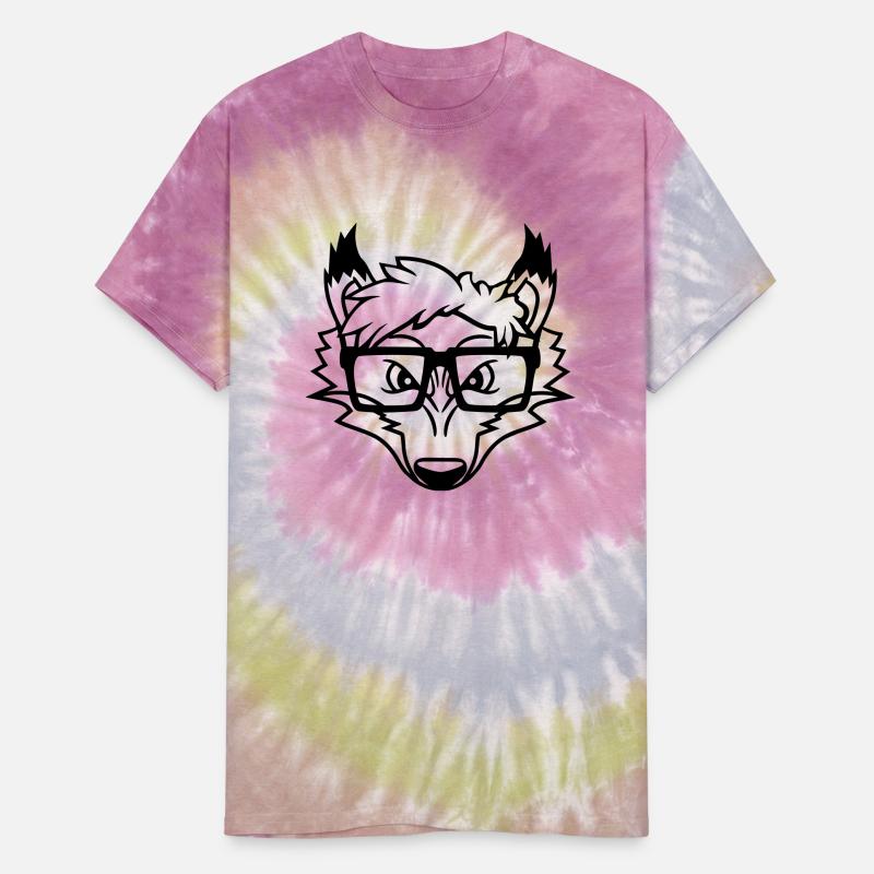 Red Fox Nerd Horn-Rimmed Glasses Geek Cool Smart