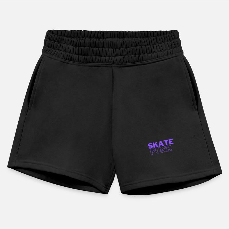 Skate punk crazy life style minimal neon font