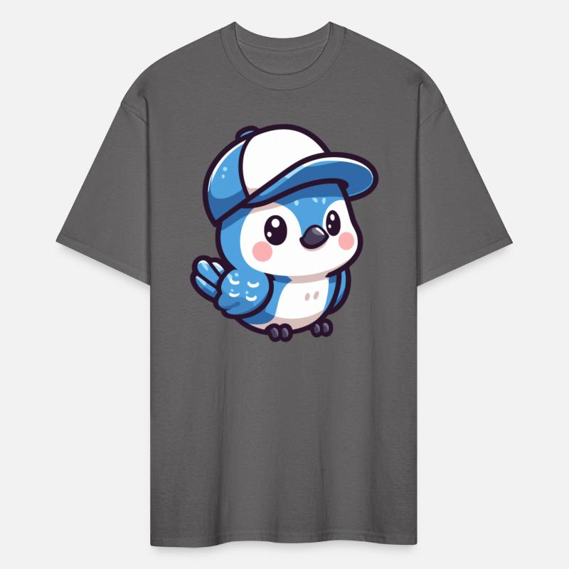 Stylish Blue Jay with Hat