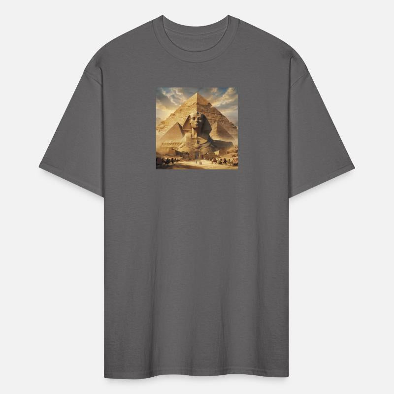 The pyramids and the Sphinx