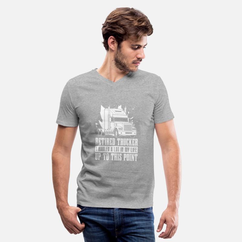 Truck Driver Retired Old Man Trucker