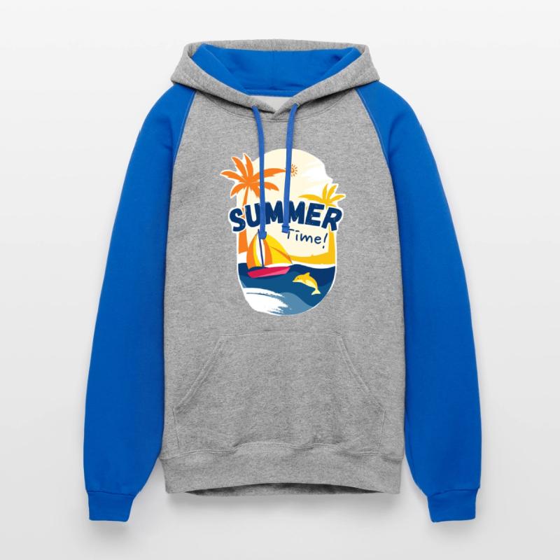 Vibrant Summer Beach Scene Design