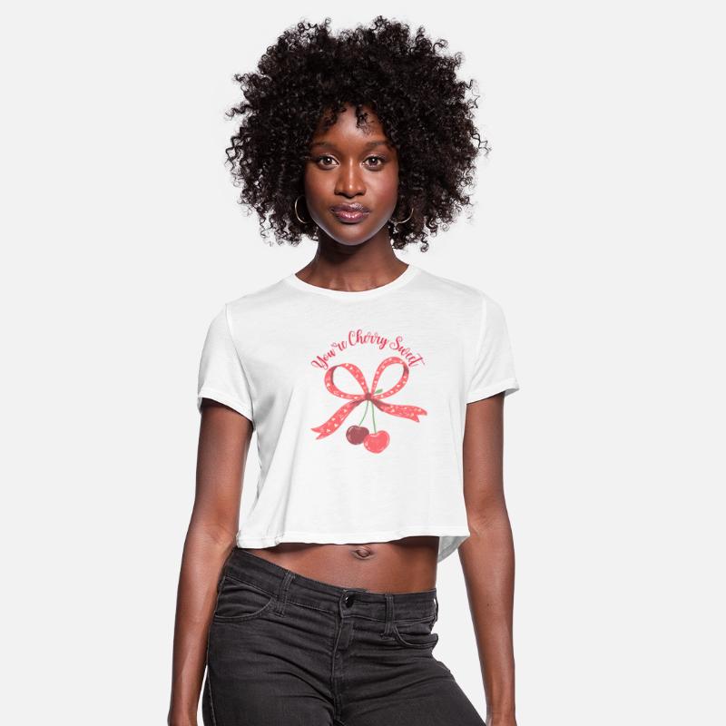 You're Cherry Sweet Cute Cherry Bow Pun T-Shirt