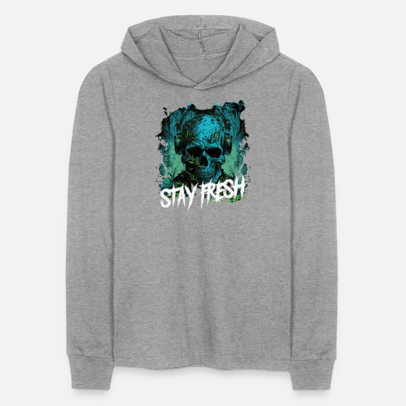 Zombie skull Disc Jockey