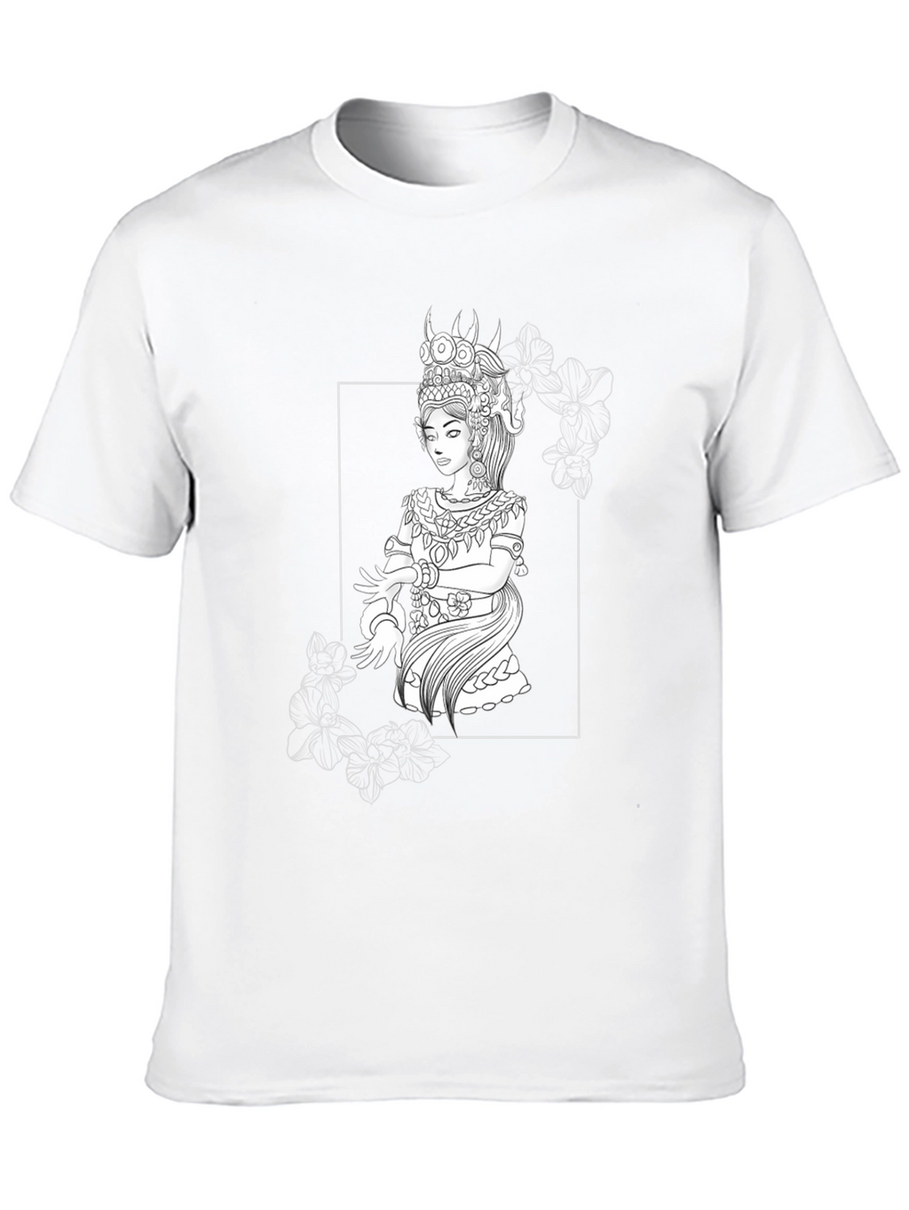 Graphic T-Shirt - Cambodian Apsara Dancer Print