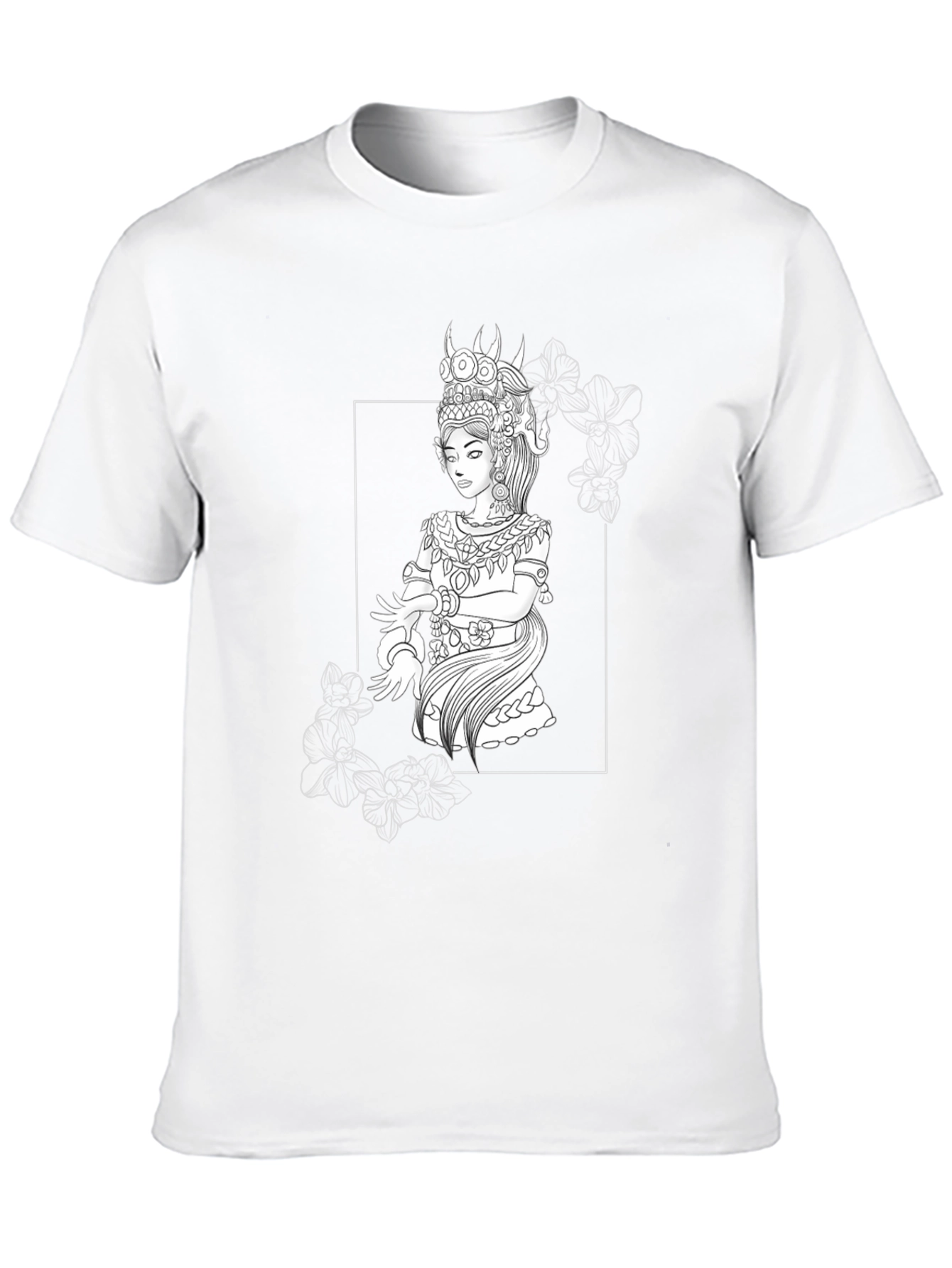 Graphic T-Shirt - Cambodian Apsara Dancer Print