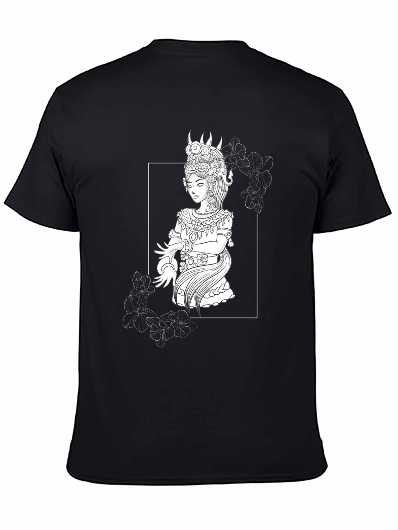 Graphic T-Shirt - Cambodian Apsara Dancer Print