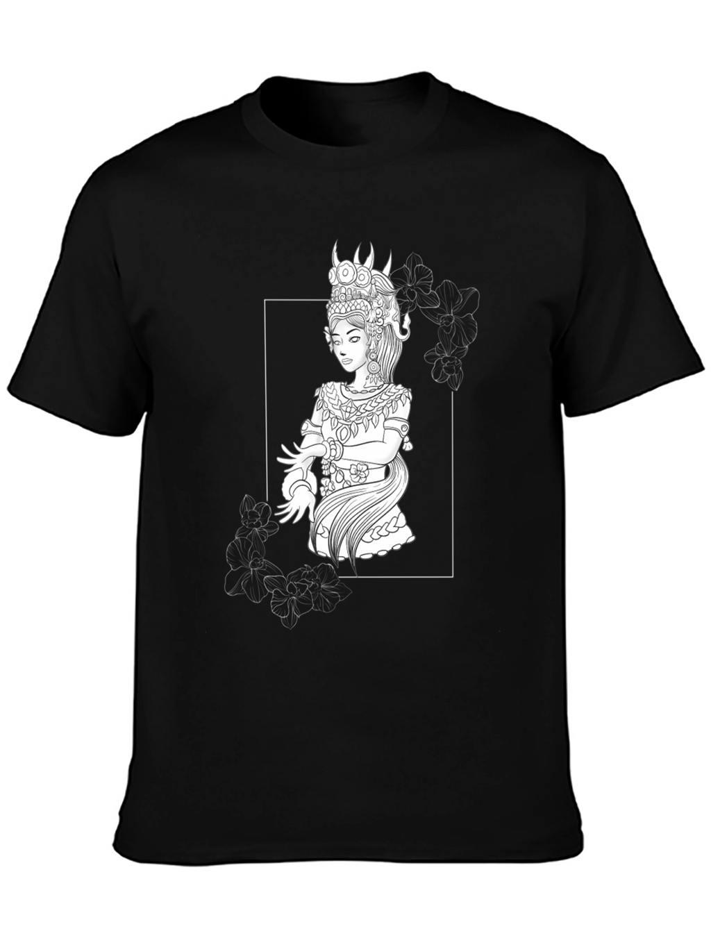 Graphic T-Shirt - Cambodian Apsara Dancer Print