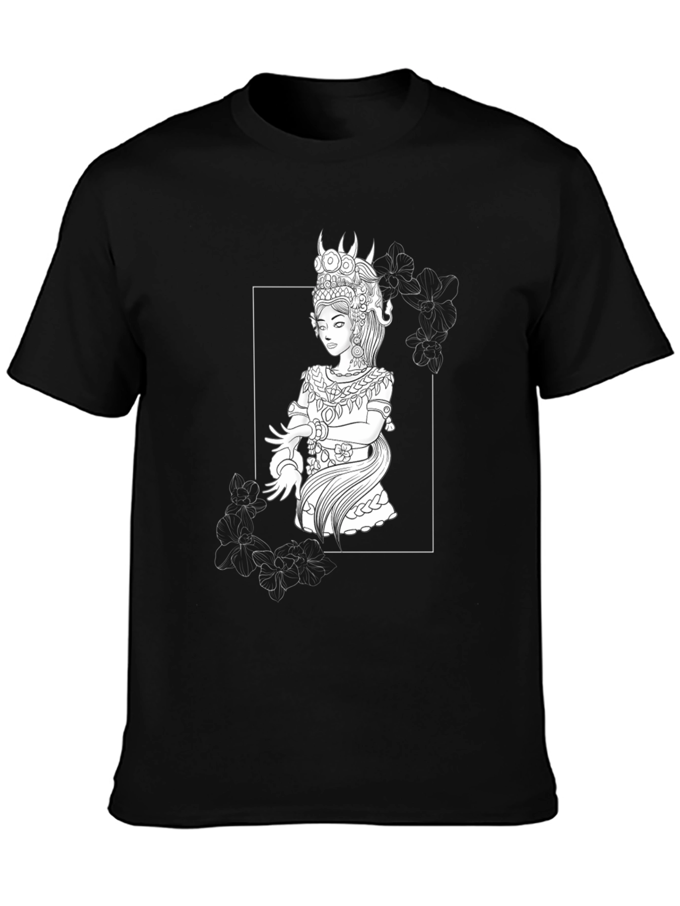 Graphic T-Shirt - Cambodian Apsara Dancer Print