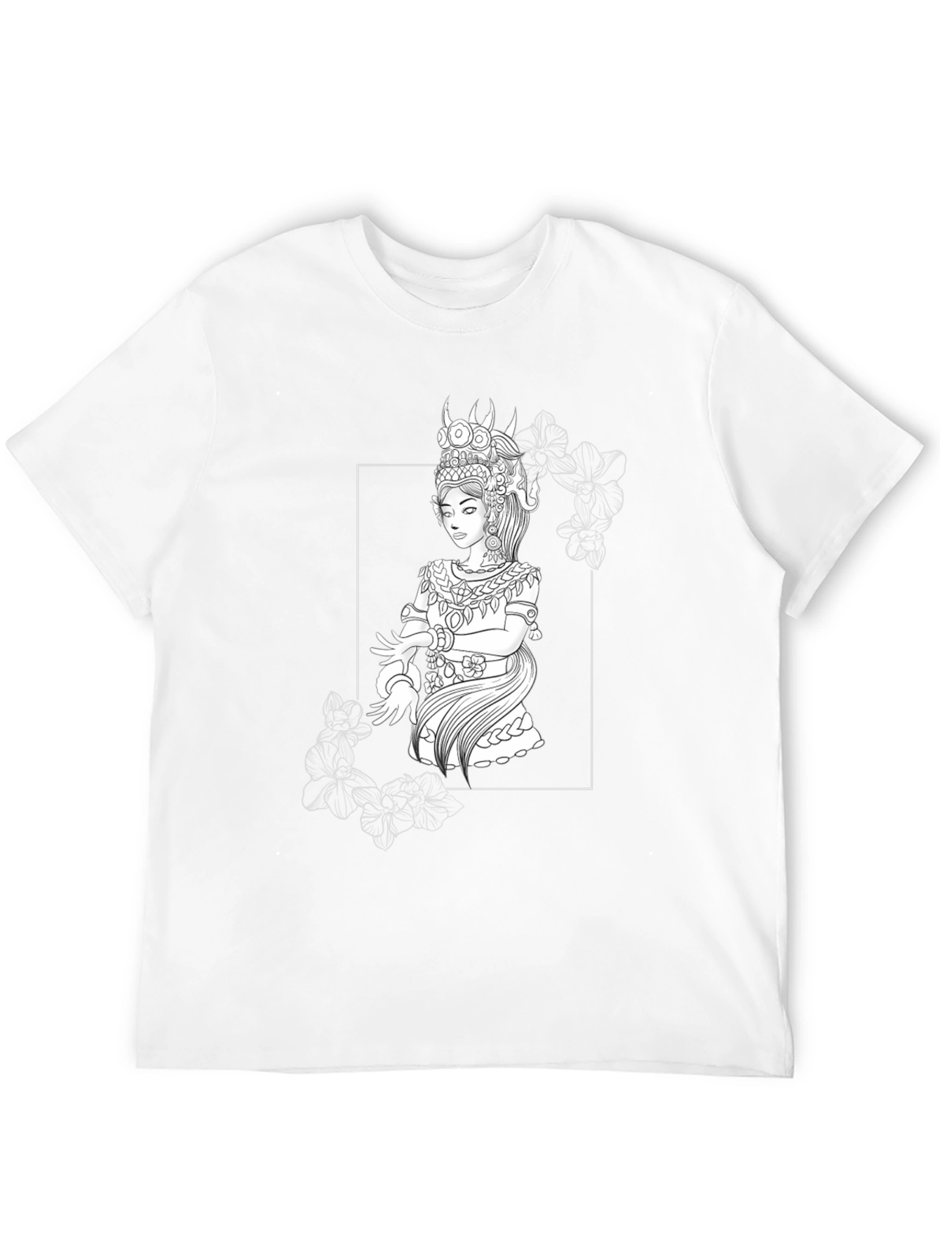 Graphic T-Shirt - Cambodian Apsara Dancer Print