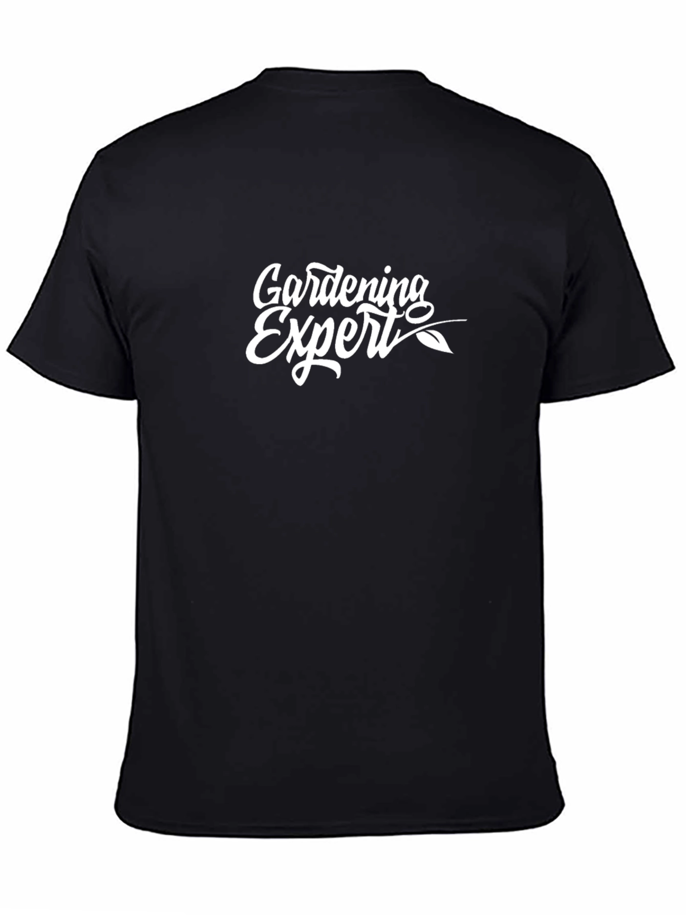 Gardening Expert T-Shirt - Black Cotton Tee
