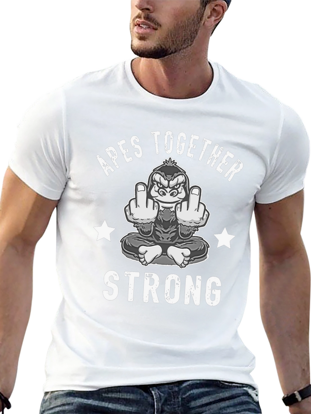 Apes Together Strong Graphic T-Shirt