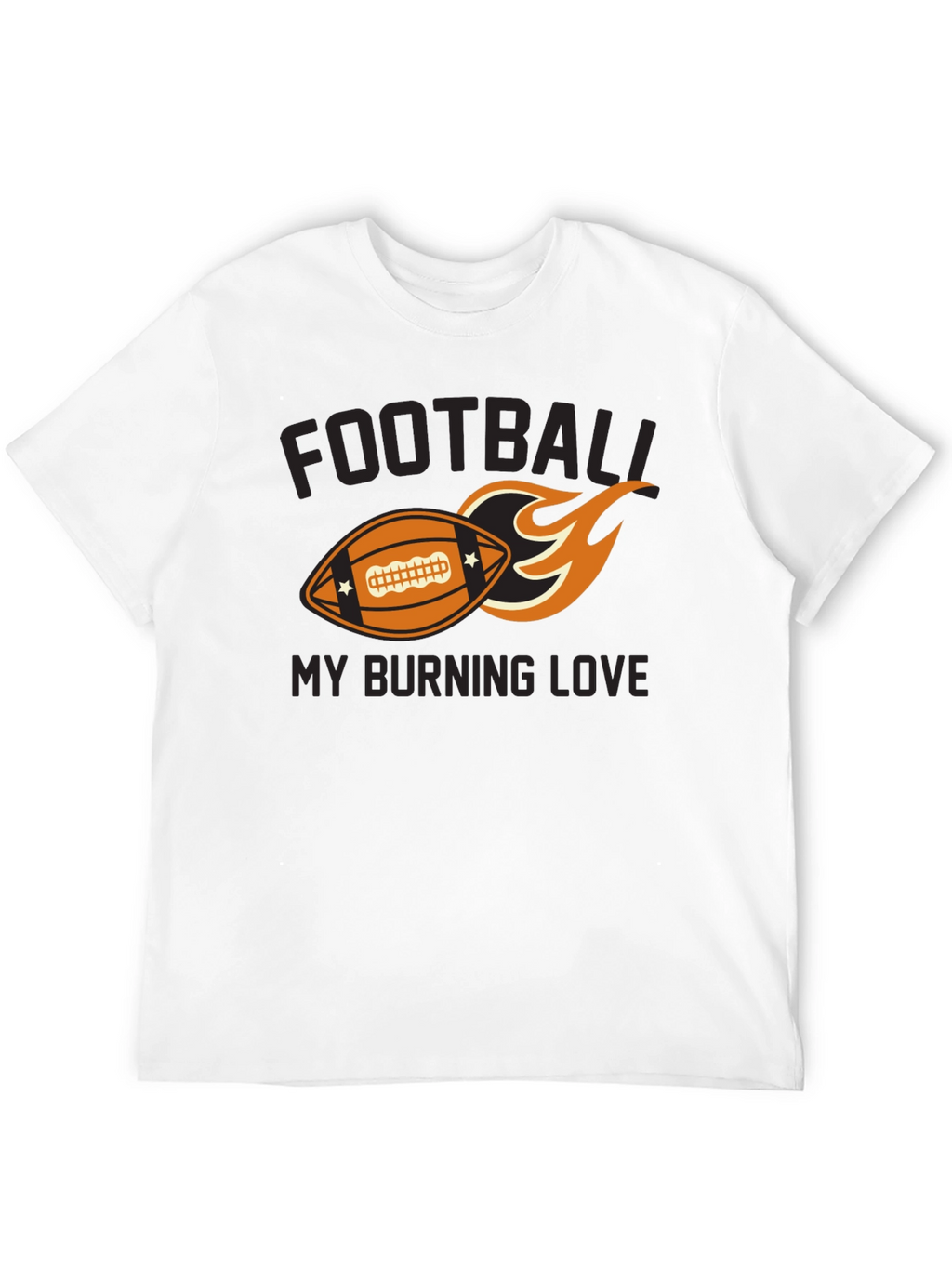 Football My Burning Love Graphic Tee