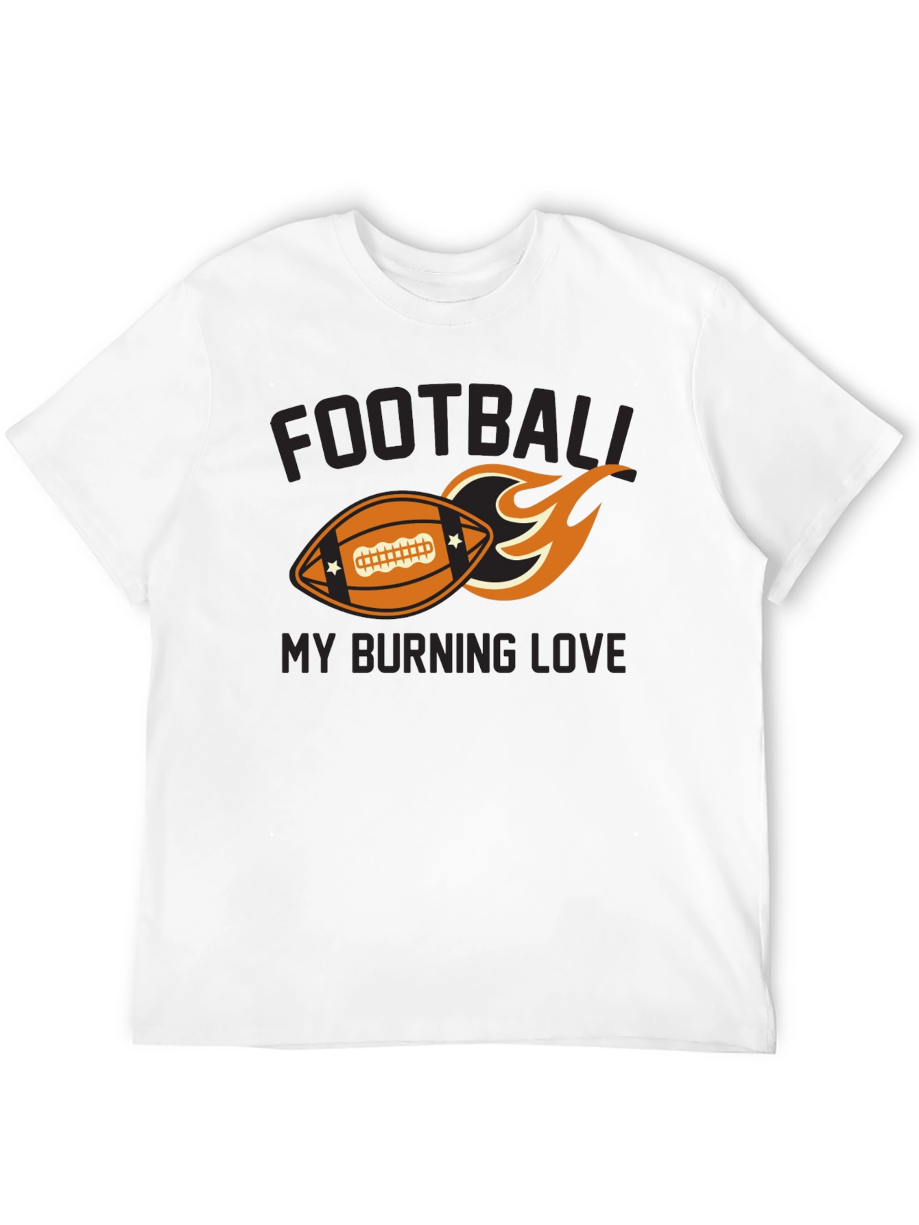 Football My Burning Love Graphic Tee
