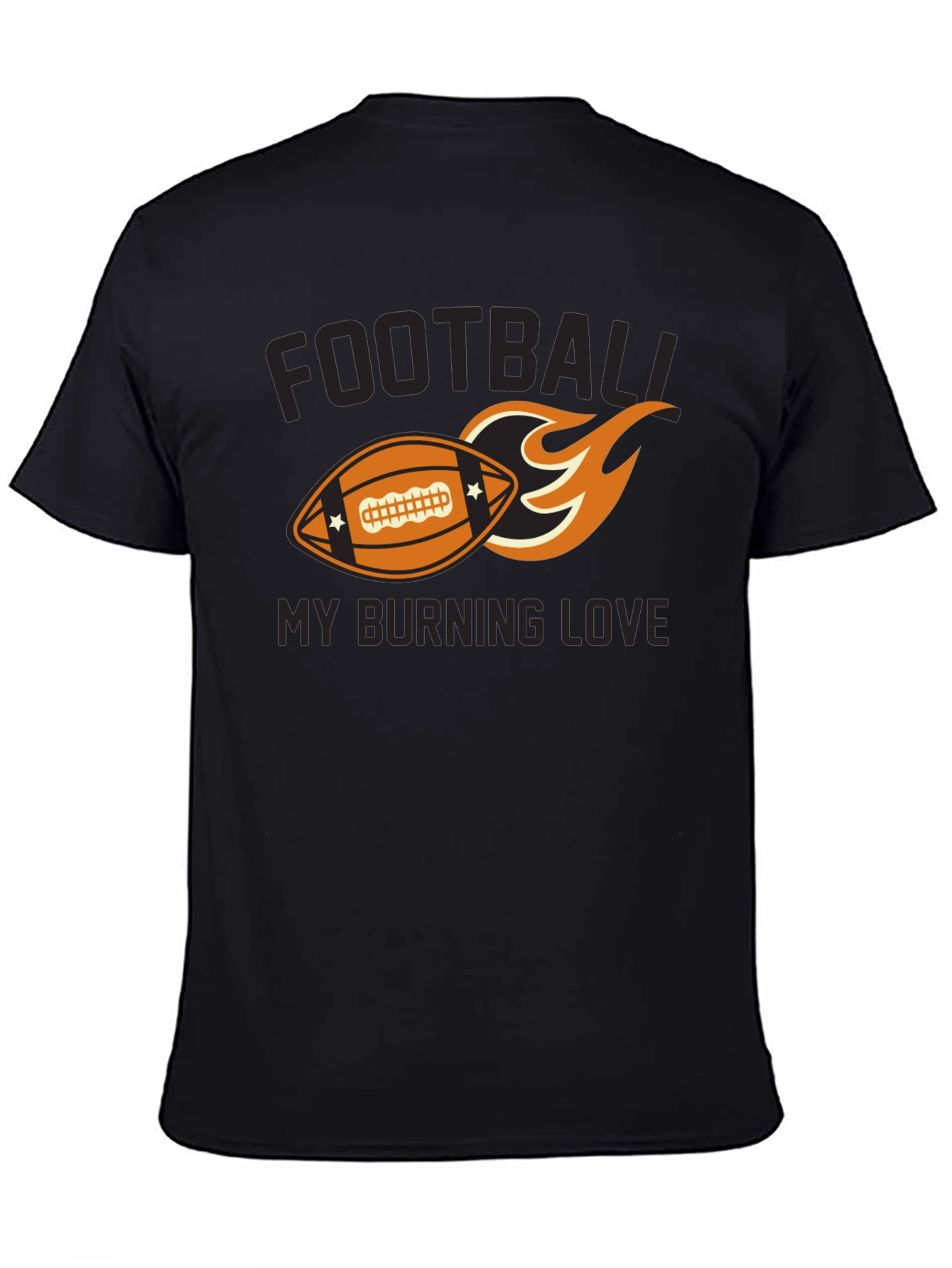 Football My Burning Love Graphic Tee
