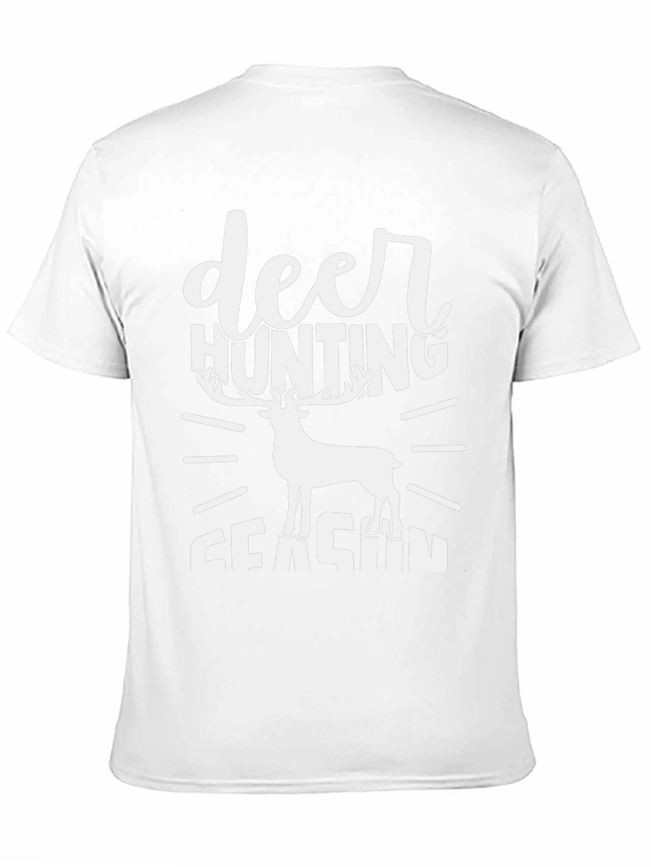 Deer Hunting Season Black T-Shirt