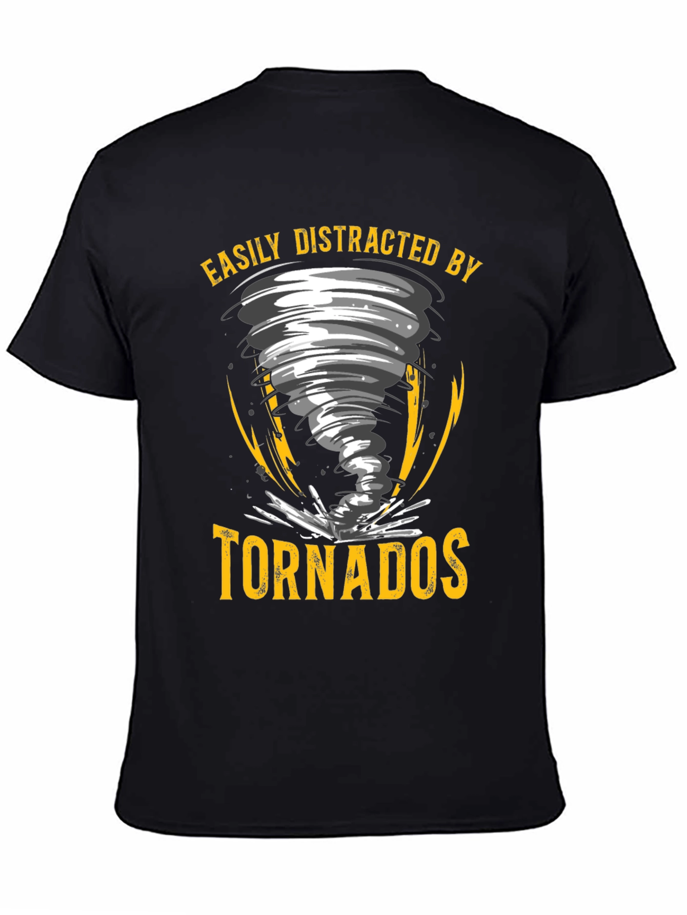 Tornado Graphic T-Shirt - Distracted By Tornados