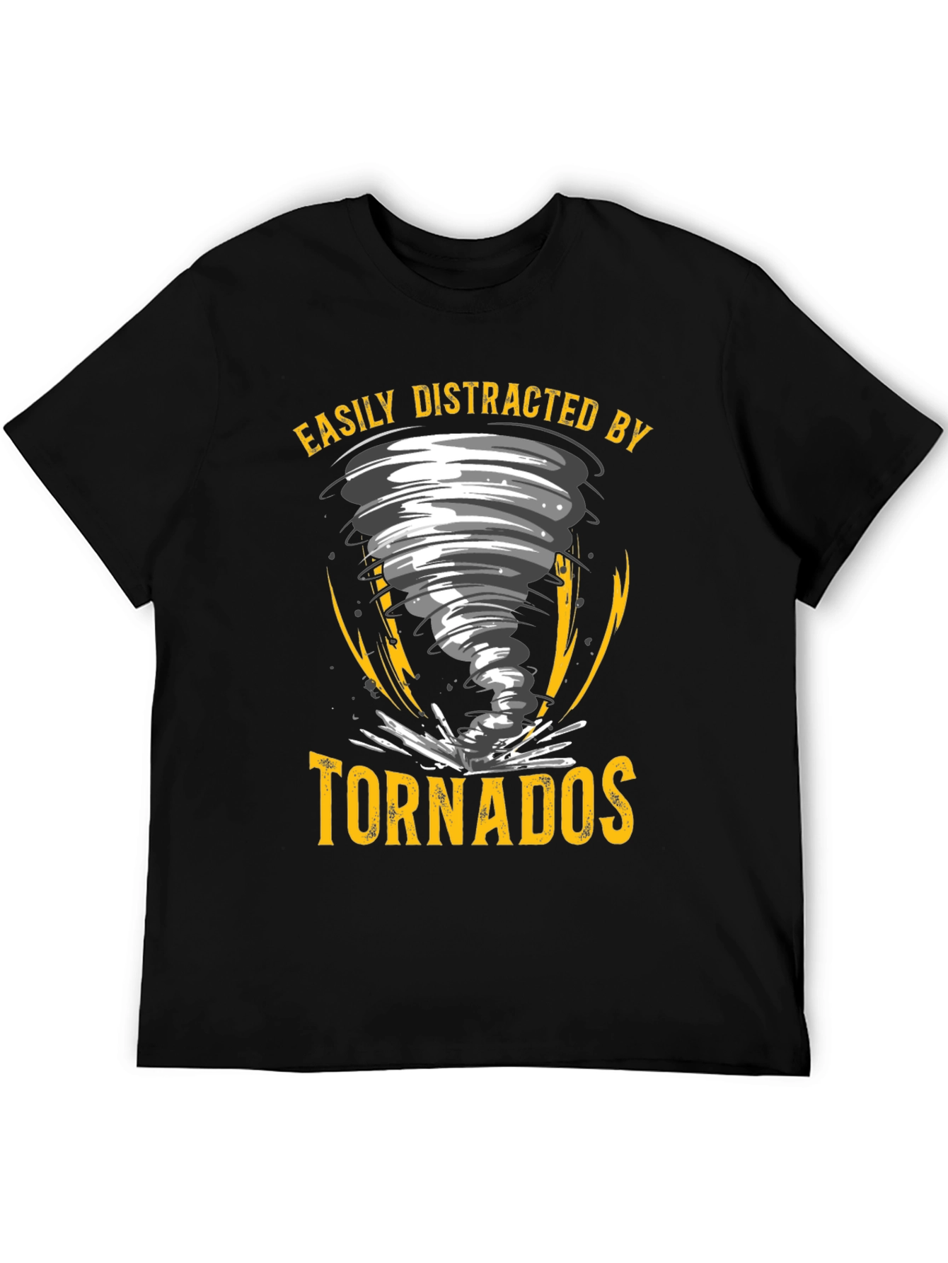 Tornado Graphic T-Shirt - Distracted By Tornados