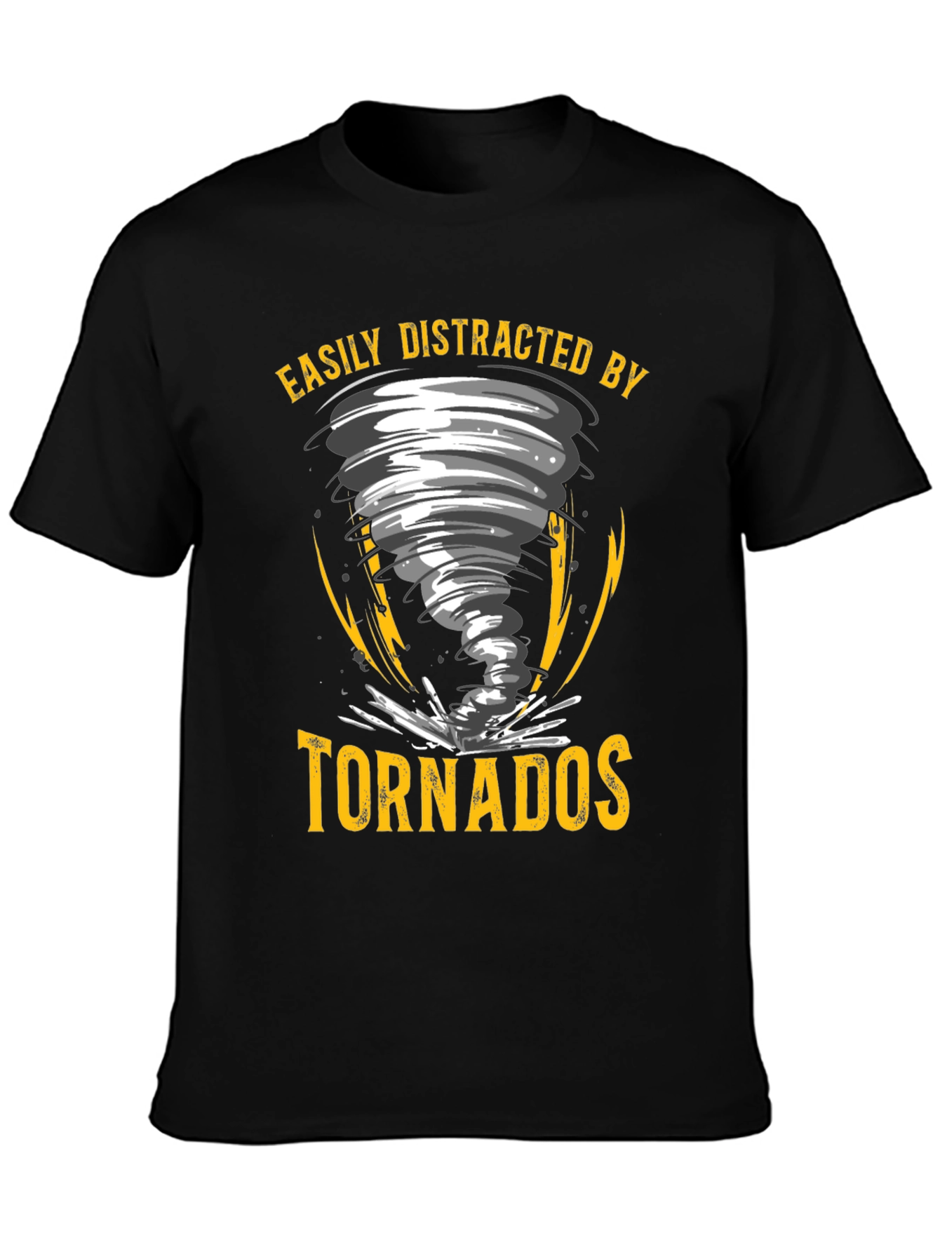 Tornado Graphic T-Shirt - Distracted By Tornados