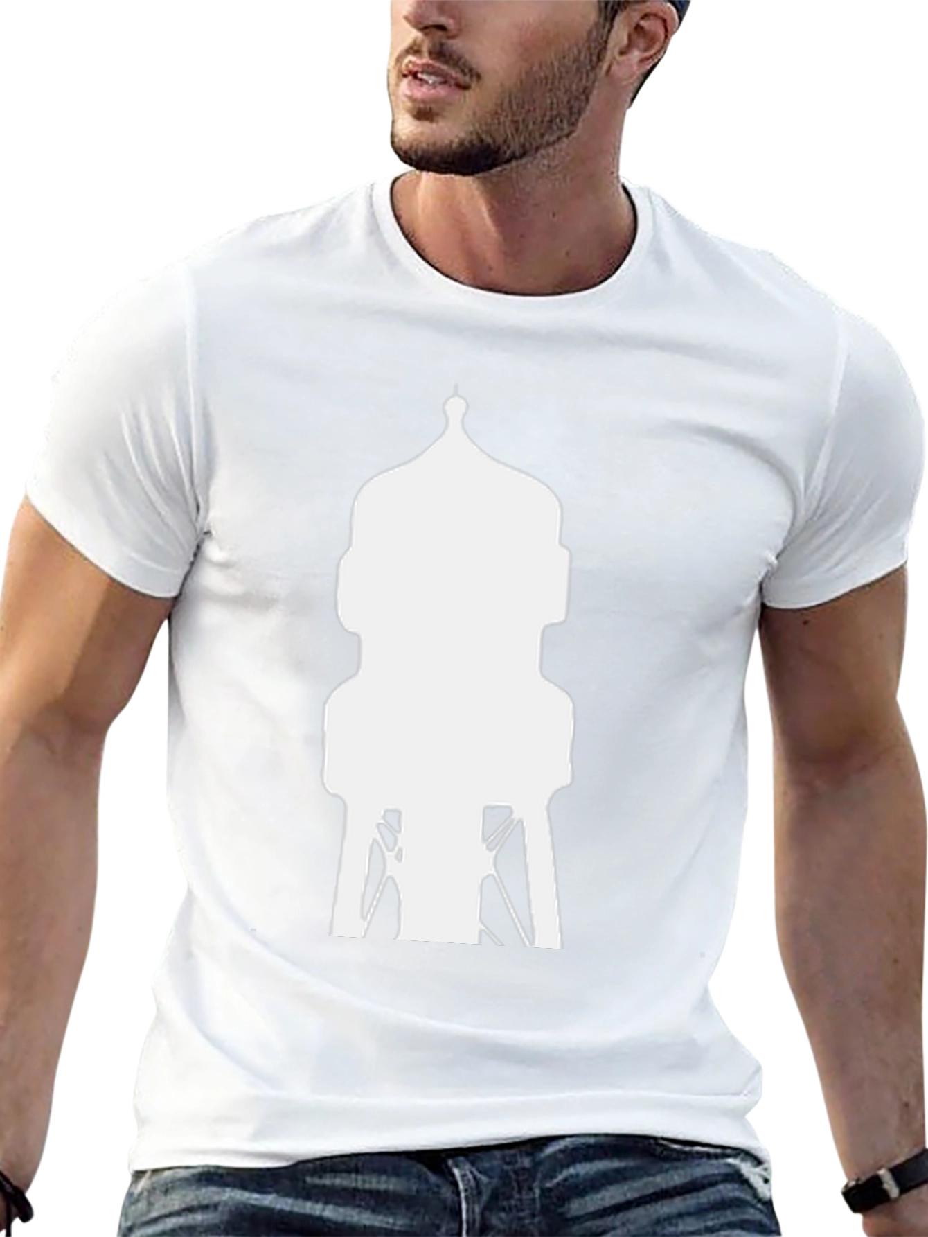 Water Tower Graphic Tee - Cool Black Shirt