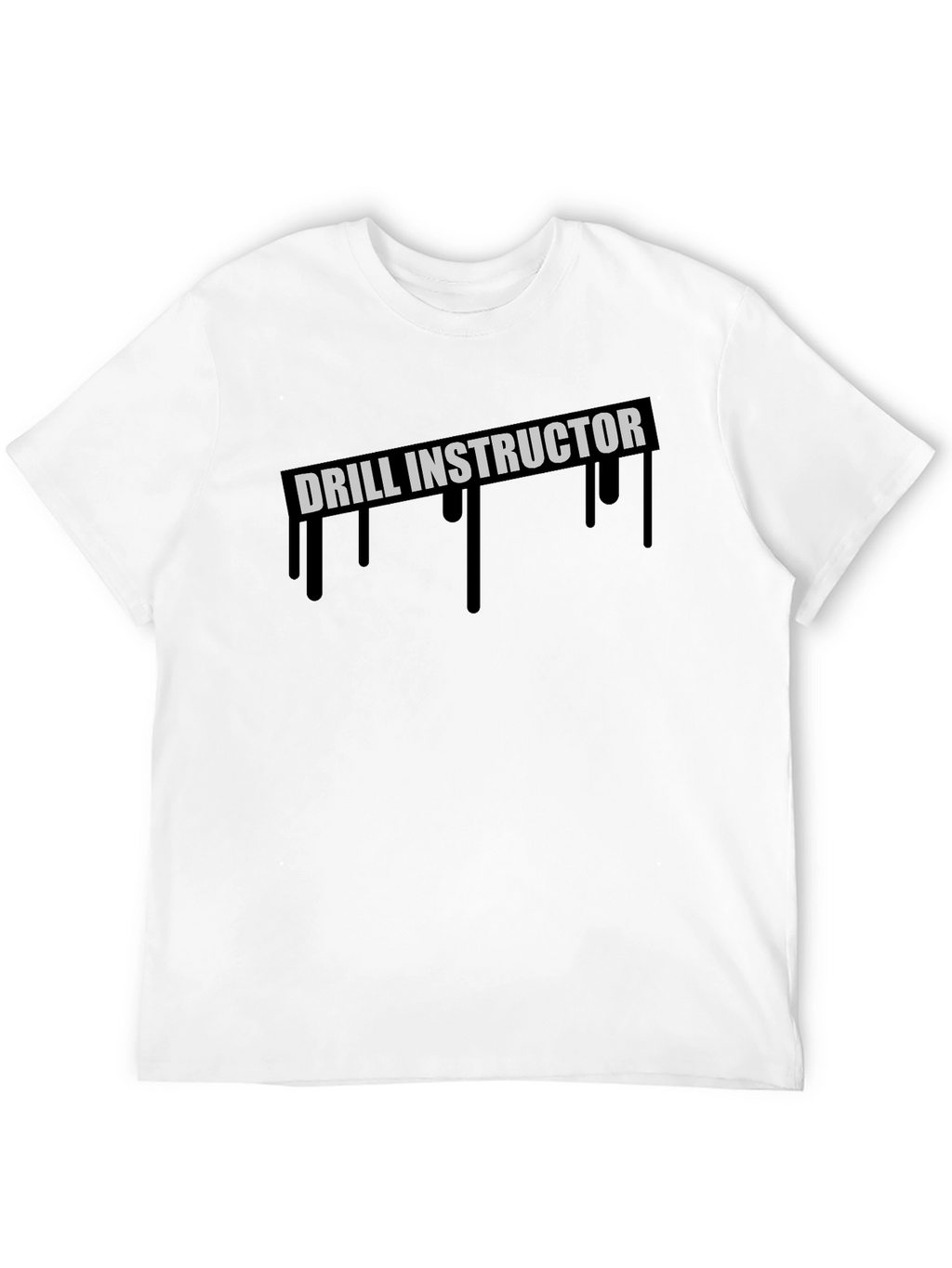 Drill Instructor Graphic T-Shirt - Black