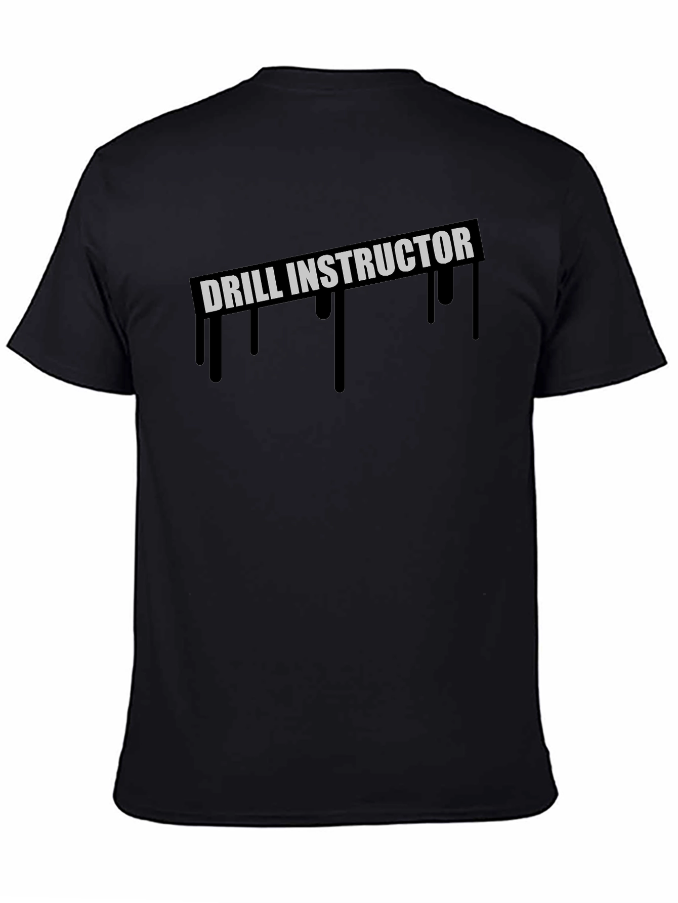 Drill Instructor Graphic T-Shirt - Black
