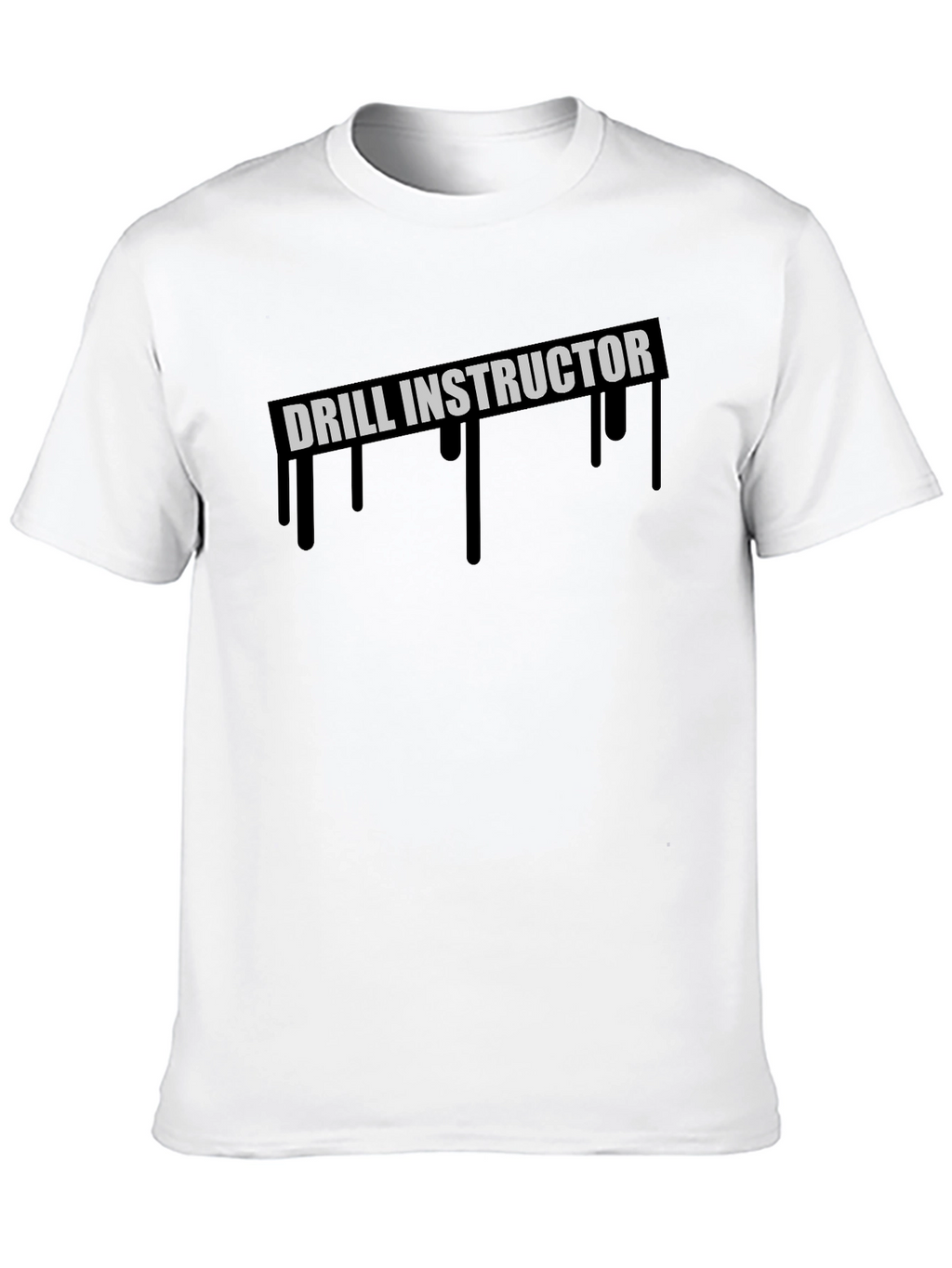 Drill Instructor Graphic T-Shirt - Black