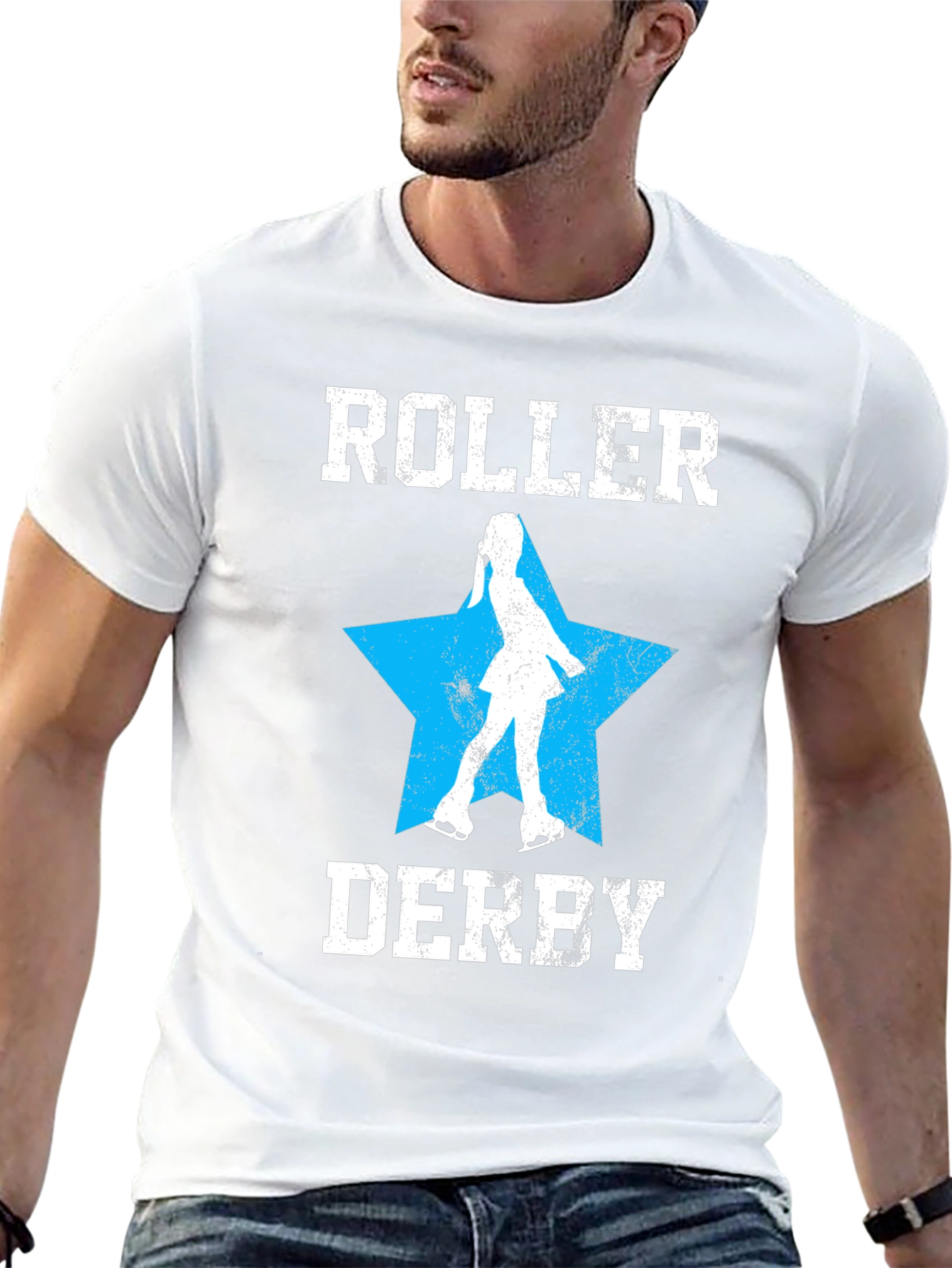 Roller Derby Star T-Shirt - Vintage Style
