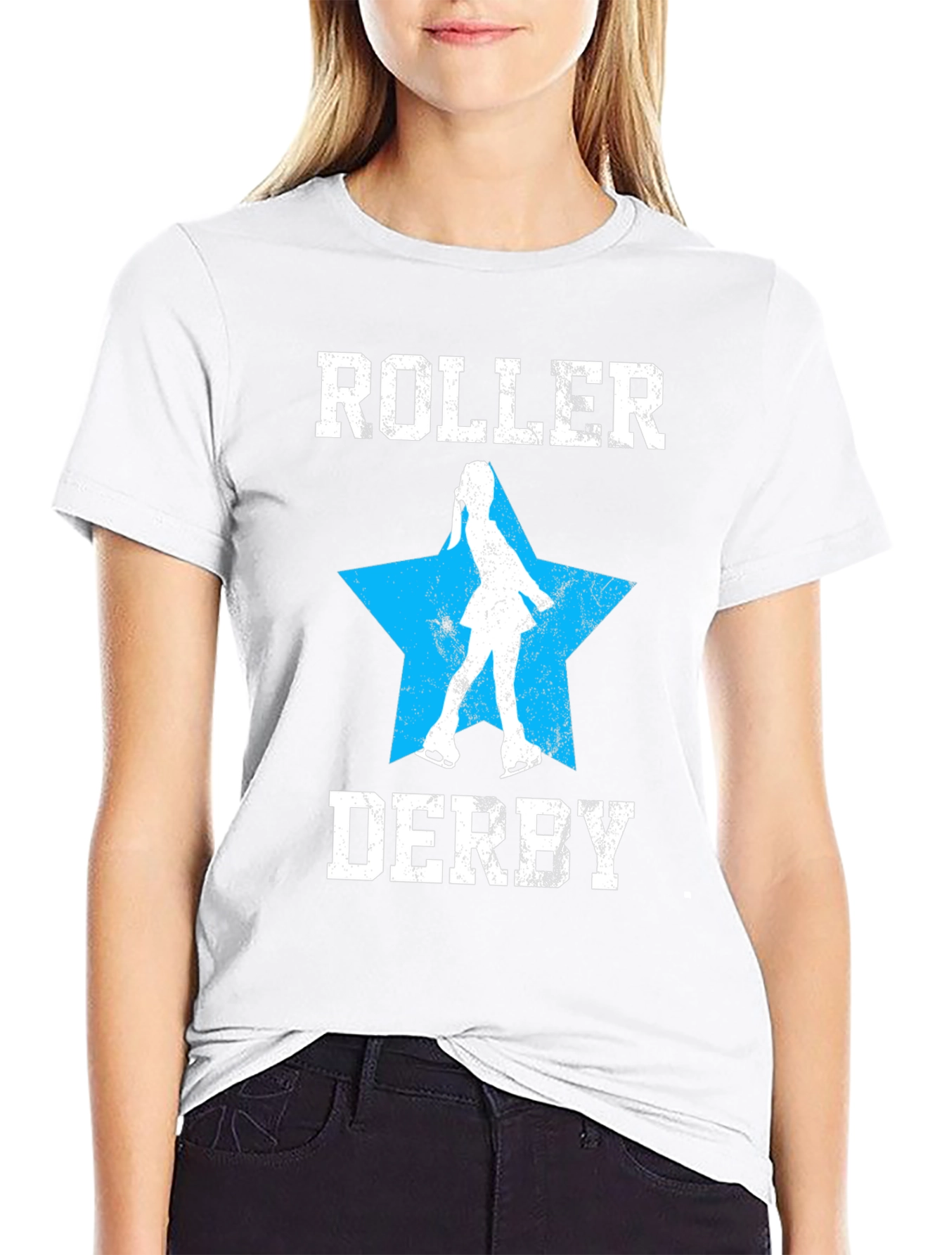 Roller Derby Star T-Shirt - Vintage Style