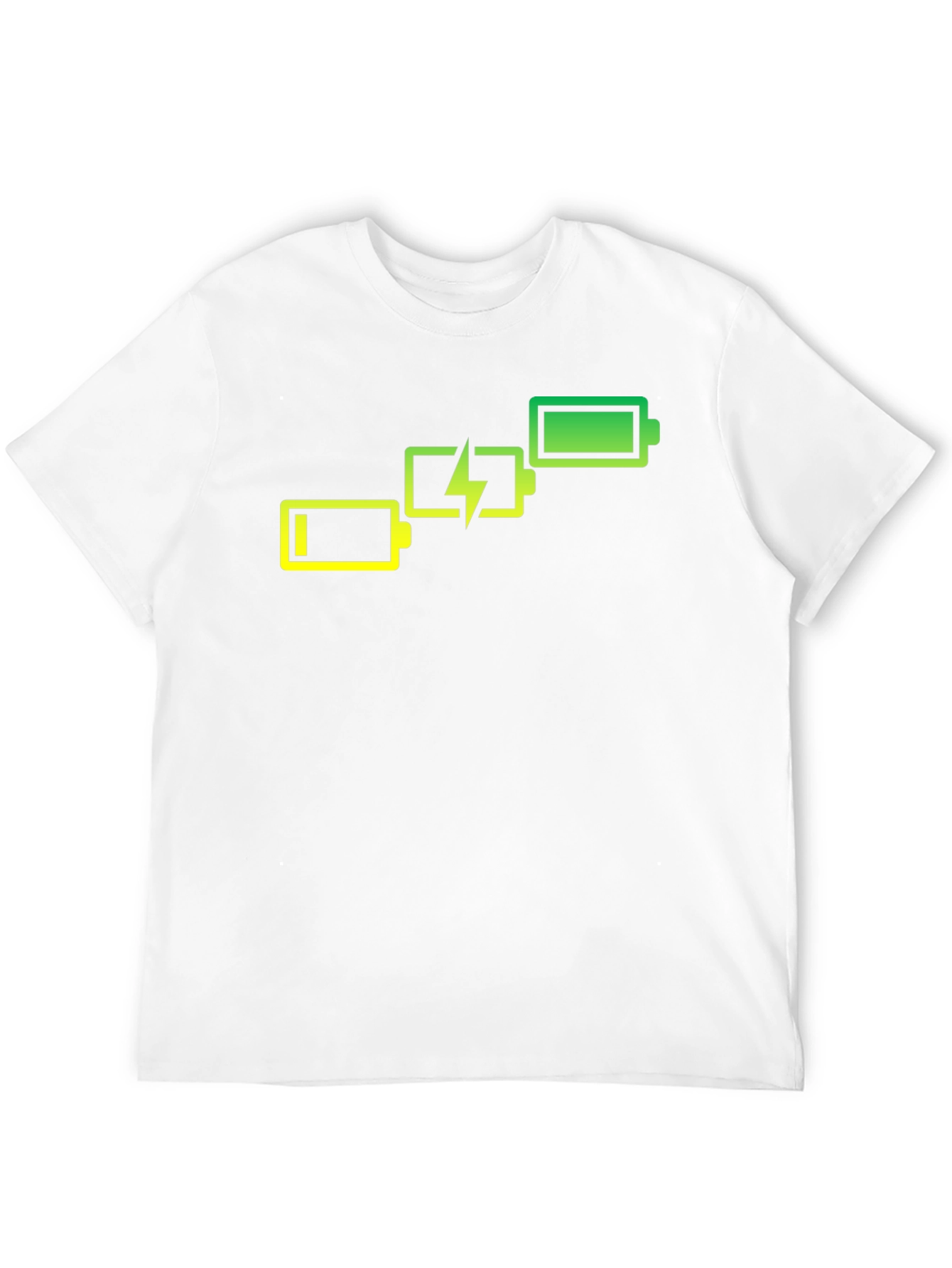 Battery Charge Black Graphic Tee